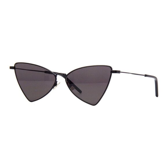 NEW SL303 JERRY 002 SAINT LAURENT SUNGLASSES WOMEN BLACK GEOMETRIC EYEWEAR - Picture 1 of 4